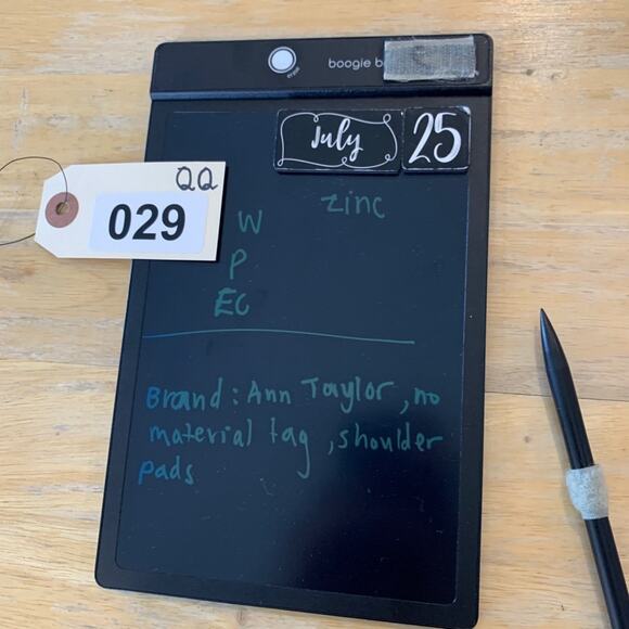 Ann Taylor Blazer Women 8 Taupe One Button Front Pockets Wool Blend Notch Career - Picture 11 of 12